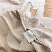 Schafer Home Premium Comfort Çift Kişilik Nevresim Takımı 6 Parça-Ekru - 6