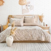 Schafer Home Premium Comfort Çift Kişilik Nevresim Takımı 6 Parça-Ekru - 1