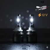 Space 12V H3 Beyaz Led Far Ampulü (4800LM) thumbnail 1
