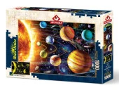 Art Puzzle Güneş Sistemi 1000 Parça Neon Puzzle 5012 - 1