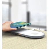 Polham 3in1 Wireless Şarj Kablosuz Şarj iPhone Apple Watch AirPods Şarj Huawei Samsung Xiaomi Şarj - 2