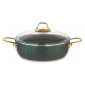 EVİMSARAY S-8124 SARAY ZÜMRÜT BASIK TENCERE 24 CM - 1