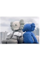 LAMEDORE KAWS KARL AND FROG KRISTAL TABLO 2  100*70 - 1