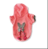 Pink Bunny Braid Kapşonlu Sweat by Kemique Köpek Kazağı - 6
