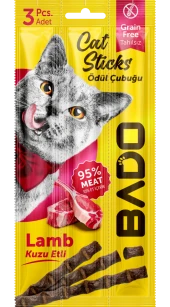 Bado Kedi Ödül Çubuğu Kuzu Etli 3x5gr - 1