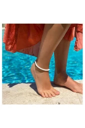 Beyaz Renk Kadın Fimo Halhal - 1