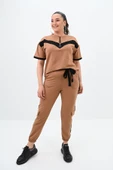 Kadın Büyük Beden Yarım Fermuarlı Eşofman Takımı 8109-24 thumbnail 2
