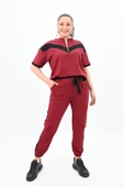 Kadın Büyük Beden Yarım Fermuarlı Eşofman Takımı 8109-24 thumbnail 1