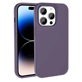 iPhone 14 Pro Kılıf Magsafe Şarj Özellikli Sıvı Teknolojili Silinebilir Sert Lansman Kivi Kapak thumbnail 11