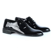 Pierre Cardin 7017 Groom Siyah Rugan Erkek Klasik Ayakkabı thumbnail 1