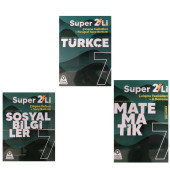 ÖRNEK AKADEMİ 7.SINIF SÜPER İKİLİ SET TÜRKÇE + MATEMATİK + SOSYAL BİLGİLER - 1