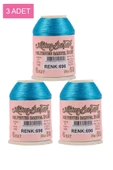 3 Adet Altınbaşak Oya ve Dantel İpi 20 gr - Royaleks - No: 696 - 1
