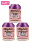 3 Adet Altınbaşak Oya ve Dantel İpi 20 gr - Royaleks - No: 036 - 1