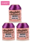 3 Adet Altınbaşak Oya ve Dantel İpi 20 gr - Royaleks - No: 508 - 1