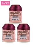 3 Adet Altınbaşak Oya ve Dantel İpi 20 gr - Royaleks - No: 080 - 1