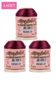 3 Adet Altınbaşak Oya ve Dantel İpi 20 gr - Royaleks - No: 025 - 1