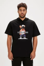 Mood Night Erkek Kapşonlu Kazak - 1