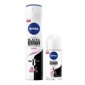 Nivea Invisible Black & White Clear 150 ml + Roll-On 25 ml - 1