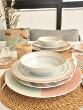 Sipahi İmroz Porselen 4 lü Yemek Takımı - 2