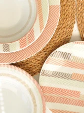 Sipahi İmroz Porselen 4 lü Yemek Takımı - 4