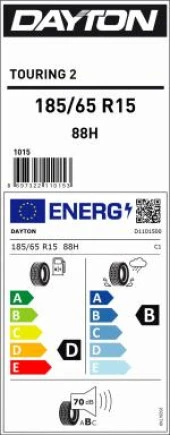 185/65R15 88H TOURING2 2 - 4