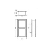 Artema Arkitekta Ankastre Tuvalet Kağıtlığı (2'li) (Dikey) Krom - 3