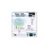 Sleepy Bio Natural Gross Paket Bebek Bezi 4 Numara Maxi 100 Adet - 4