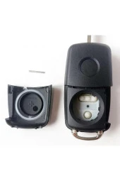 Skoda Octavia Fabia Rapid Superb Uyumlu UDS Anahtar Kabı Kumanda Kabı Oto Anahtarlık Pimli Logolu thumbnail 4