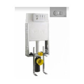 VitrA Gömme Rezervuar 12 cm - İnce Metal Ayaklı , 2.5/4 Lt Yıkama + Sirius Kumanda Paneli Seti - 1
