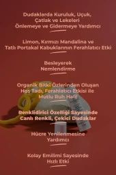 Momwell Organik Kırmızı Renkli Dudak Balmı Merhemi Stick 5ml thumbnail 4