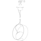 EGLO 98192 CAMARGO SARKIT AVİZE E24 1X40W - 5