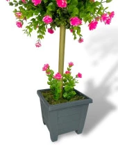 Nettenevime Bonsai Dekoratif Yapay Ağaç Pembe Mineli Bonzai 50*25CM - 5