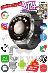 Xiaomi 12 Uyumlu Akıllı Saat Erkekler İçin Konuşma Özellikli Metal Kordon Hediyeli thumbnail 1