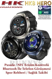 Poco X4 GT Uyumlu Akıllı Saat Erkekler İçin Konuşma Özellikli Metal Kordon Hediyeli thumbnail 2