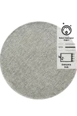 Rusticana 3104 Naturel Jüt Halı Modern Örme Yuvarlak Kilim - 1