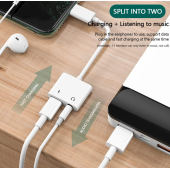Lightning To 3.5 mm Adaptör Tüm iPhone Modelleriyle Uyumlu, Hem Müzik Hem Şarj İkisi Bir Arada - 4