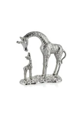 LAMEDORE GIRAFFE GUMUŞ 2 Lİ ZURAF DEKOR 36*15*37 - 1