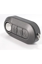 Fiat Doblo Ducato Punto Uyumlu Anahtar Kabı Kumanda Kabı Oto Anahtarlık Pil Yataklı Logolu - 3