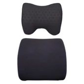 Araç Içi Visco Boyun Destek Ve Bel Destek Yastığı Gri Visco Yastık - 3