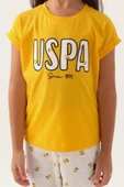 U.S. Polo Assn. 1834 Lisanslı Text Printed Kız Çocuk Pijama Takımı - 10