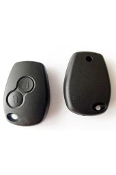 Dacia Logan Sandero Duster Kangoo 2 Tuşlu Anahtar Kabı Kumanda Kabı Oto Anahtarlık Yale Uç Uyumlu - 1