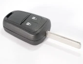 Opel Astra J Insignia Uyumlu Sustasız Anahtar Kabı Kumanda Kabı Oto Anahtarlık Logolu 2 Tuşlu - 3