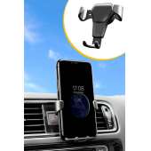 Universal Araç İçi Klima Izgarasına Takılabilen  Oto Telefon Tutucu - 4