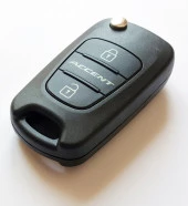 Hyundai Accent Yazılı Anahtar Kabı Kumanda Kabı Oto Anahtarlık Vidalı Logolu - 1