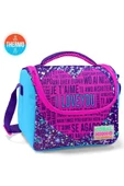 Coral High Kids Pembe Mor Kalp Desenli Thermo Beslenme Çantası 11740 - 1