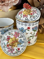 Piraye Emaye 2'li Kavanoz thumbnail 4