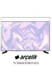 Technozi Arçelik Uyumlu 32" inç 81 Ekran Tv Koruyucu Kırılmaz Paneli - 1