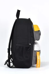 Fossil Unisex Çok Gözlü Günlük Seyahat Okul Sırt Çantası Gri 9512 thumbnail 3