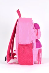 Fossil Unisex Çok Gözlü Günlük Seyahat Okul Sırt Çantası Pembe 9512 - 3