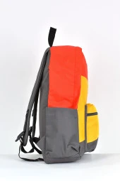 Fossil Unisex Çok Gözlü Günlük Seyahat Okul Sırt Çantası Turuncu 9507 thumbnail 3